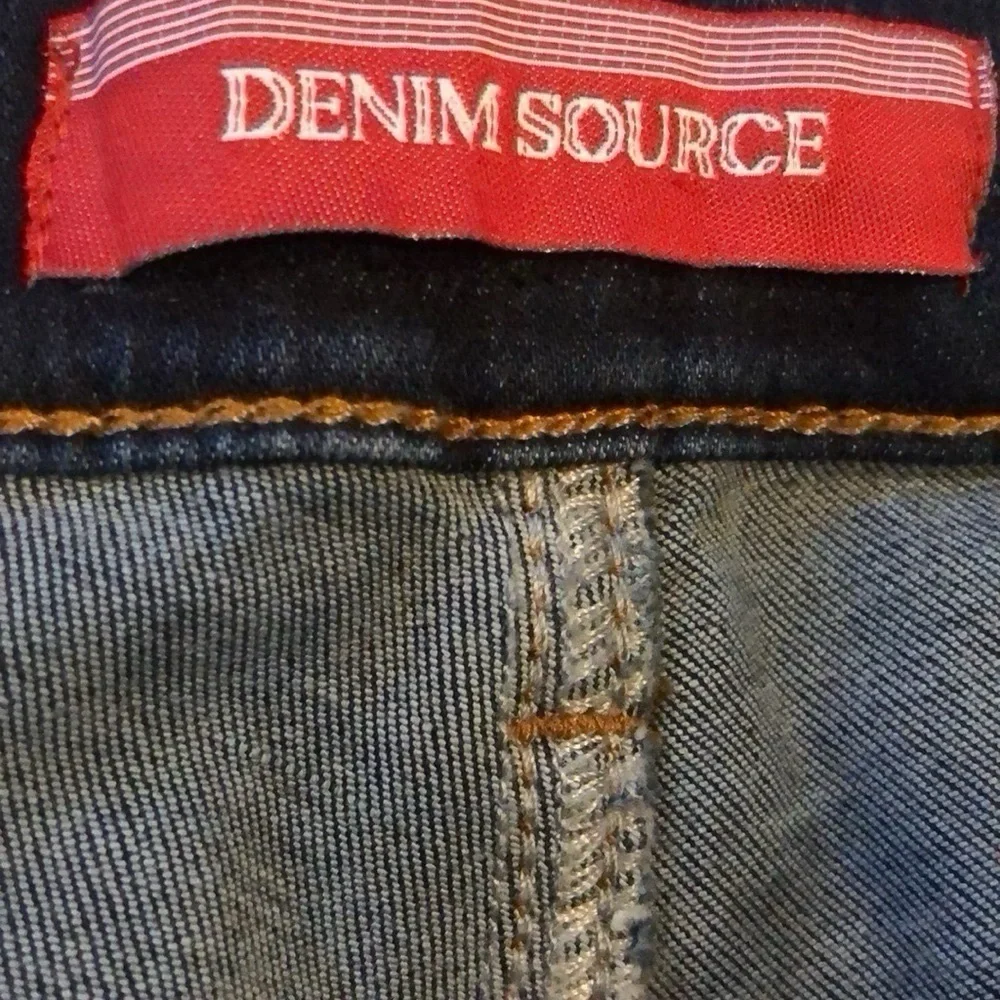 DENIM SOURCE SLIM STRAIGHT MENS DENIM JEANS BLUE SIZE 32 - Picture 5 of 10